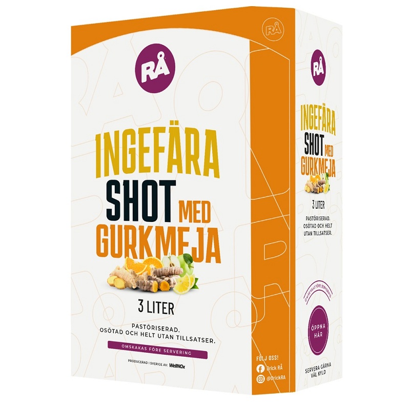 RÅ - Ingefær med Gurkemeje
