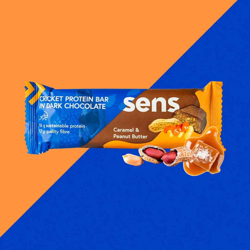 sens - Cricket protein bar - Dark Chocolate - Caramel & Peanut Butter