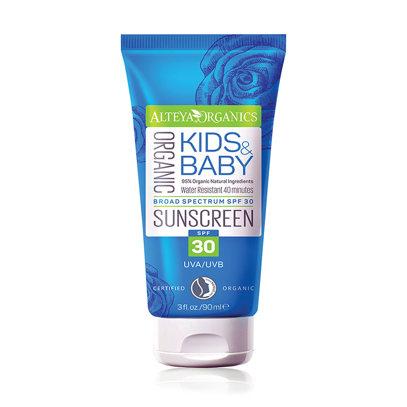 Alteya Organics - Organic Kids and Baby Sunscreen SPF 30