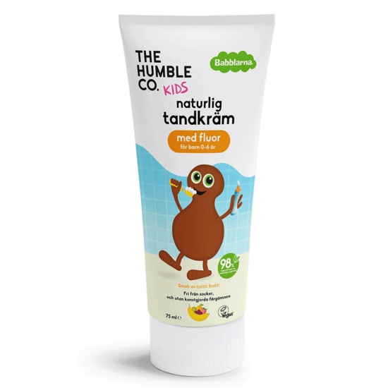 THE HUMBLE CO. - Babblarna Kids - barntandkräm - Tutti Frutti